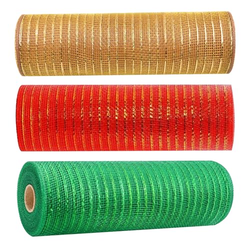 Weihnachts-netzrollen 3 Rollen Dekoratives Netzband Für Die Kranzherstellung Metallisches Weihnachtsband Für Bastelarbeiten Weihnachtsbaumschmuck Stil 1 Weihnachts-netzrollen Netzband Netzrolle Weihnachts-netzrollen 3 Rollen Dekoratives Netzband Für Die Kranzherstellung Metallisches Weihnachtsband Für Bastelarbeiten Weihnachtsbaumschmuck Stil 1 Weihnachts-netzrollen Netzband Netzrolle von Dorccsi