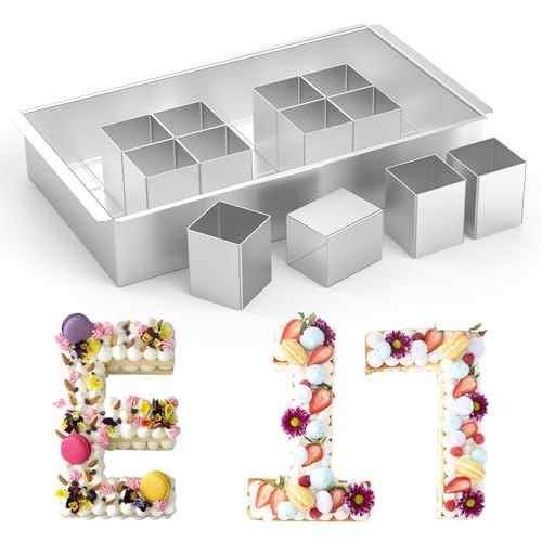 Backform Zahlen, Aluminium Zahlenbackform Antihaft, DIY Kuchenform Zahlen und Buchstaben, Geburtstag Zahlenbackformen, Verstellbar Zahl Backformen für Zuhause Konditoreien, 31.7*18*5.5 CM Backform Zahlen, Aluminium Zahlenbackform Antihaft, DIY Kuchenform Zahlen und Buchstaben, Geburtstag Zahlenbackformen, Verstellbar Zahl Backformen für Zuhause Konditoreien, 31.7*18*5.5 CM von Doreenstar