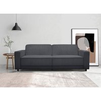 Dorel Home 3-Sitzer "Allie Schlafsofa 225 cm", Bett-Funktion (108/190cm), trendiger Cord o. pflegeleichter Velours von Dorel Home