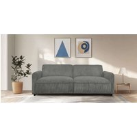Dorel Home 3-Sitzer "Allie Curved Schlafsofa 209 cm" Bettfunktion (110/190), verstellbare Rückenlehne, Cord u. Velours von Dorel Home