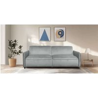 Dorel Home 3-Sitzer "Allie Curved Schlafsofa 209 cm" Bettfunktion (110/190), verstellbare Rückenlehne, Cord u. Velours von Dorel Home