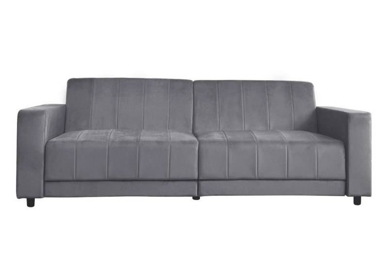 Dorel Home 3-Sitzer Allie II Schlafsofa 225 cm, Bett-Funktion (108/190cm), Rückenlehne 2-teilig, mit Steppung von Dorel Home