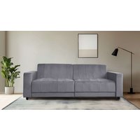 Dorel Home 3-Sitzer "Allie II Schlafsofa 225 cm", Bett-Funktion (108/190cm), Rückenlehne 2-teilig, mit Steppung von Dorel Home