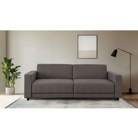 Dorel Home 3-Sitzer "Allie II Schlafsofa 225 cm" Bett-Funktion (108/190cm), Rückenlehne 2-teilig, mit Steppung von Dorel Home