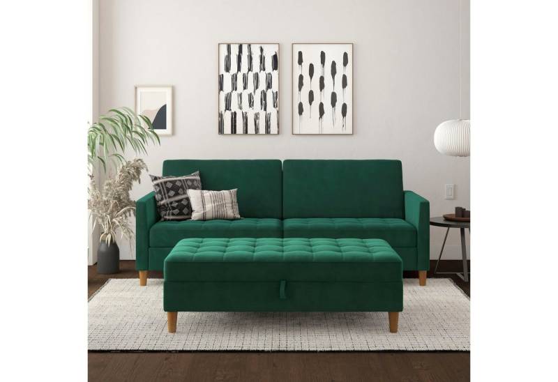 Dorel Home 3-Sitzer Presley, Sofa mit Bett-Funktion und verstellbarer Rückenlehne von Dorel Home