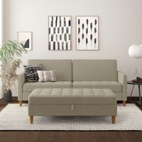 Dorel Home 3-Sitzer "Presley", Sofa mit Bett-Funktion und verstellbarer Rückenlehne von Dorel Home