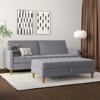 Dorel Home 3-Sitzer "Presley", Sofa mit Bett-Funktion und verstellbarer Rückenlehne von Dorel Home