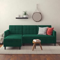 Dorel Home Ecksofa "Hartford, L-Form,", mit Bettfunktion und Stauraum, Recamiere beidseitig montierbar von Dorel Home