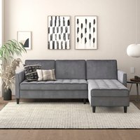 Dorel Home Ecksofa "Presley, L-Form,", Ecksofa mit Bett-Funktion und Stauraum, verstellbare Rückenlehne von Dorel Home