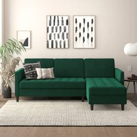 Dorel Home Ecksofa "Presley, L-Form,", Ecksofa mit Bett-Funktion und Stauraum, verstellbare Rückenlehne von Dorel Home