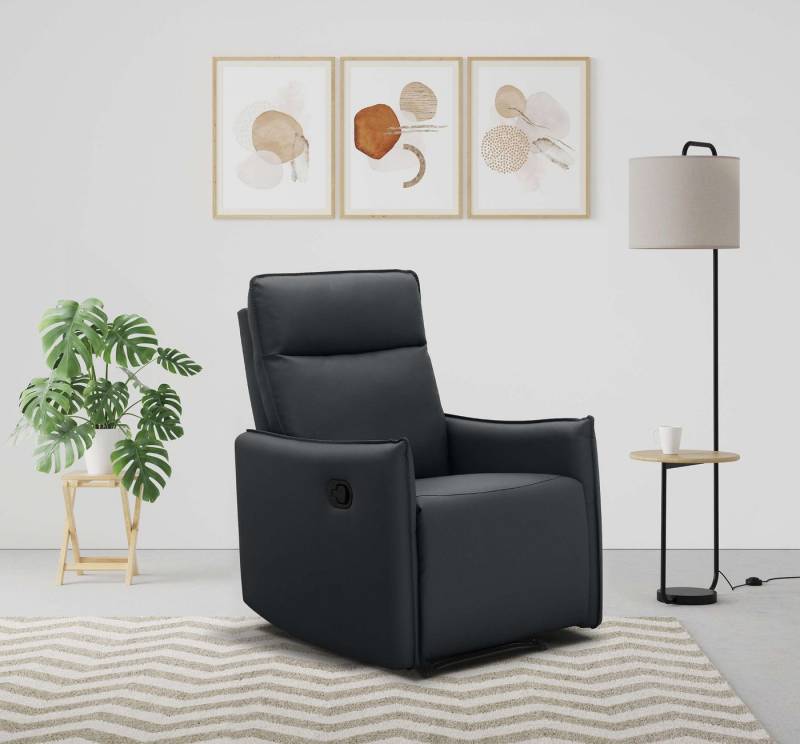 Dorel Home Relaxsessel Lugo, TV-Sessel, Sessel Wohnzimmer mit Schlaffunktion, Loungesessel mit manueller Relaxfunktion von Dorel Home