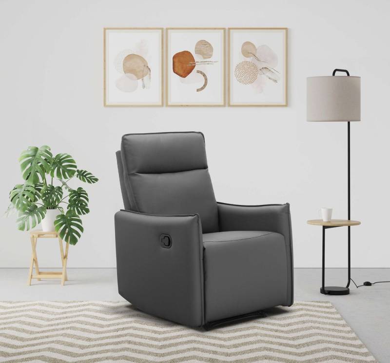 Dorel Home Relaxsessel Lugo, TV-Sessel, Sessel Wohnzimmer mit Schlaffunktion, Loungesessel mit manueller Relaxfunktion von Dorel Home