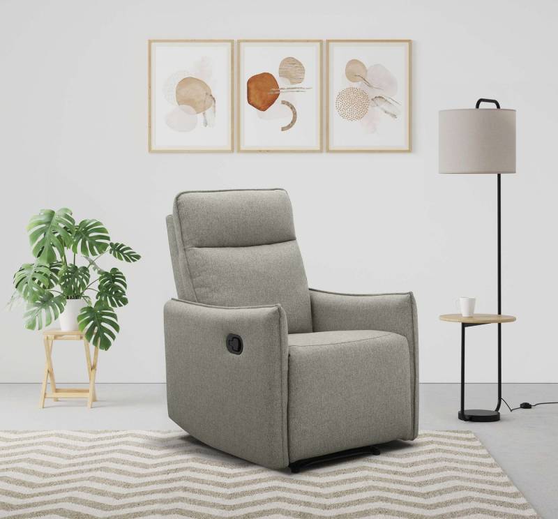 Dorel Home Relaxsessel Lugo, TV-Sessel, Sessel Wohnzimmer mit Schlaffunktion, Loungesessel mit manueller Relaxfunktion von Dorel Home