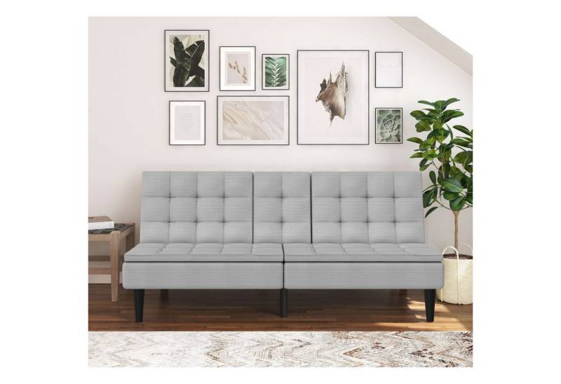 Dorel Home Schlafsofa MAINE, Kinosofa mit Relax- und Bettfunktion, 2 Getränkehalter, Liegefläche 190 x 110 cm, in Cord von Dorel Home