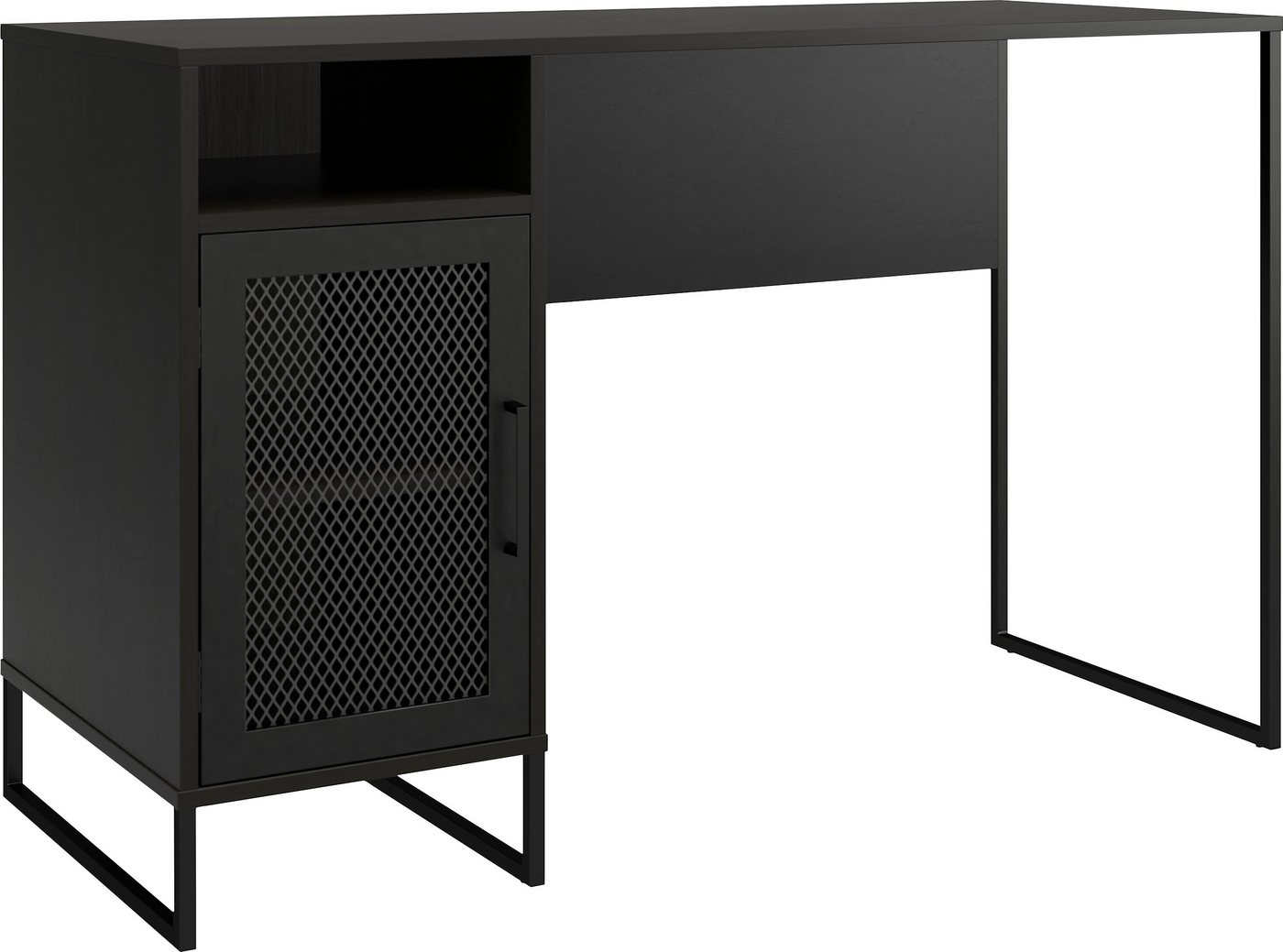 Dorel Home Schreibtisch Purdue (1-St), Tür mit Magnetverschluß, Gestell aus Metall, Höhe 76,5 cm von Dorel Home