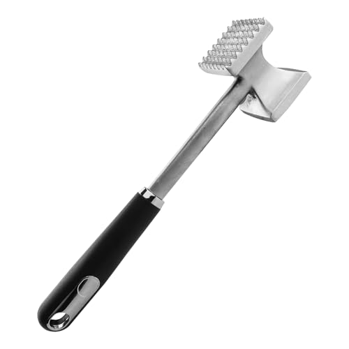 Dorglix Fleischklopfer Edelstahl, Fleischzartmacher, Fleischhammer, Meat Tenderizer, Fleischhämmer & Fleischklopfer, Stainless Steel Schweinefleisch Hammer, Schnitzelklopfer Plattierer für Küche Dorglix Fleischklopfer Edelstahl, Fleischzartmacher, Fleischhammer, Meat Tenderizer, Fleischhämmer & Fleischklopfer, Stainless Steel Schweinefleisch Hammer, Schnitzelklopfer Plattierer für Küche von Dorglix