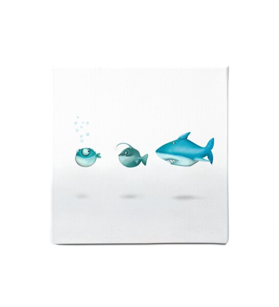 Dori´s Prints Leinwandbild - Bild Fische "La Familia" von Dori´s Prints
