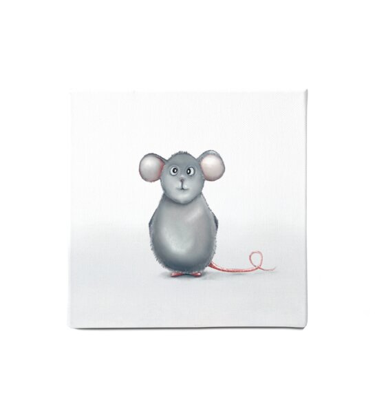 Dori´s Prints Leinwandbild - Bild Maus "Mins" von Dori´s Prints