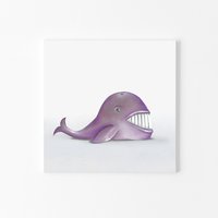 Wandkunst Wal Leinwandbild Buckelwal von DoriPrints