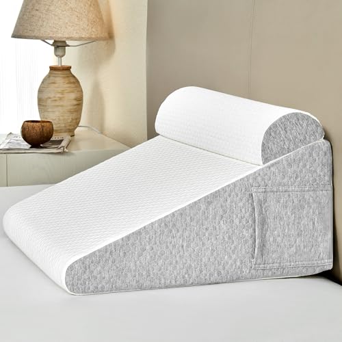 Dorifine Orthopaedic Bed Wedge Pillow for Sleep Apnea with Adjustable Pillow, Wedge Pillows for Acid Reflux,Back Pain Relief, Snoring, Leg Elevation with Washable Cover,Sleeping After Surgery Dorifine Orthopaedic Bed Wedge Pillow for Sleep Apnea with Adjustable Pillow, Wedge Pillows for Acid Reflux,Back Pain Relief, Snoring, Leg Elevation with Washable Cover,Sleeping After Surgery von Dorifine