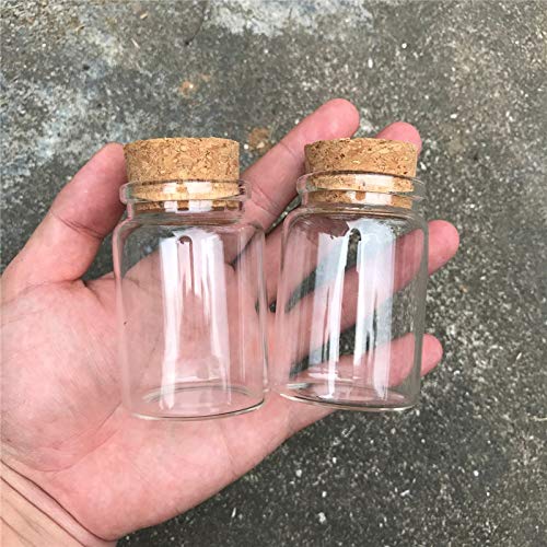 80 ml Glasflaschen mit Korken Kleinen Transparent Mini leeren Glasphiolen Gläser Container löschen Lebensmittel Botlles Umweltfreundliche 12pcs / von Dorime