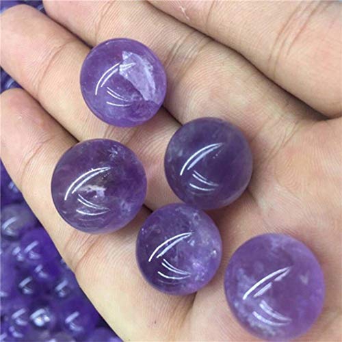 Dorime Natürliche Amethyst Quarz-Kugel Big Recht Kristallkugel Heilstein 1Pc Kristallkugel Kristallstein Amethyst von Dorime