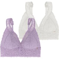 Dorina Bralette "Lana" 2er Pack, ohne Bügel, florale Spitze, breites Unterbrustband Dorina Bralette "Lana" 2er Pack, ohne Bügel, florale Spitze, breites Unterbrustband von Dorina