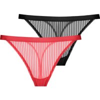 Dorina String "LAMINA-2PP", (2er Pack), Mit gestreiftem Netzbesatz von Dorina