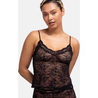 Dorina Unterhemd "ORIGINS" Durchgehende Spitze mit Spitzenbesatz von Dorina