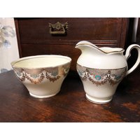 Salisbury Knochen China Zuckerdose Und Milchkännchen Muster 3302 von DorisWorld