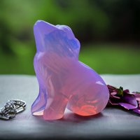 Ascendant Lilac Krafttier Wolf Andara Der Hellviolette Strahl Schöpferkraft Aufstiegsprozess Transformation 5Hochschwingend Handgefertigt von Dorislichtandara