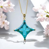 Der Türkise Sirius-stern Andara Mit Verbindung Zu Den Sirianern Hochenergetisch Transformation Aufstiegsprozess Hochschwingend Handgefertig von Dorislichtandara