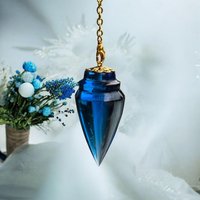 Elestial Sapphire Pendel Andara Mit Verbindung Zu Ee Michael Meditation Transformation Hochschwingend Aufstiegsprozess 5 Handgefertigt von Dorislichtandara