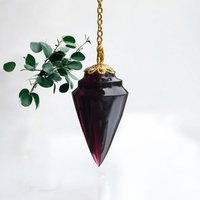 Sovereign Amethyst Pendel Andara Mit Verbindung Zu Meister Saint Germain Transformation Hochschwingend Aufstiegsprozess 5 Handgefertigt von Dorislichtandara