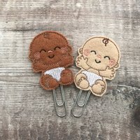 Baby Filz Planer Clip Handgemachtes Geschenk Für Die Mutter von DorkyPlannerGirls