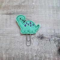 Dinosaurier Planer Clip - Dino Feltie Büroklammer von DorkyPlannerGirls