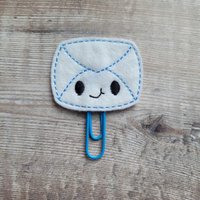 Happy Mail Planer Clip - Kawaii Umschlag Büroklammer von DorkyPlannerGirls