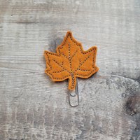 Herbst Filzblatt Planner Clip Decor von DorkyPlannerGirls