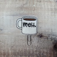 Meh Becher Filz Clip Freche Kaffeetasse Büroklammer von DorkyPlannerGirls
