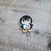 Pinguin Planer Clip - Weihnachtliches Accessoire von DorkyPlannerGirls