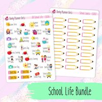 Uk Schul Sticker Life Bundle von DorkyPlannerGirls
