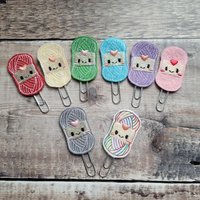Yarn Ball Planer Clip - Häkeln Und Stricken Zubehör von DorkyPlannerGirls