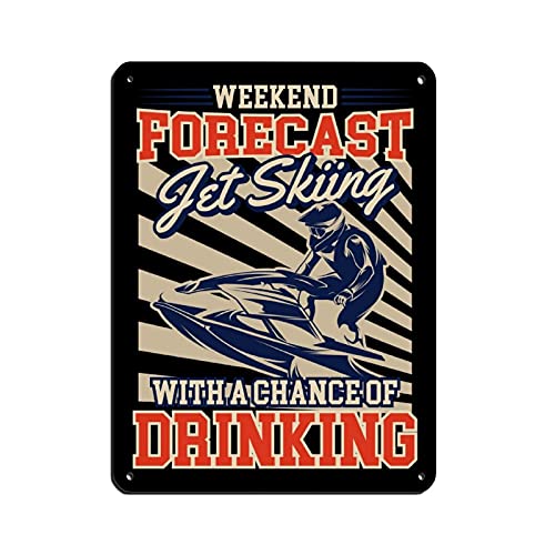 Jet Ski Jet Ski Geschenke Jet Retro Poster Metall Blechschild Chic Kunst Retro Eisen Malerei Bar Menschen Höhle Cafe Familie Garage Poster Wanddekoration 30 x 40 cm von Dorlink