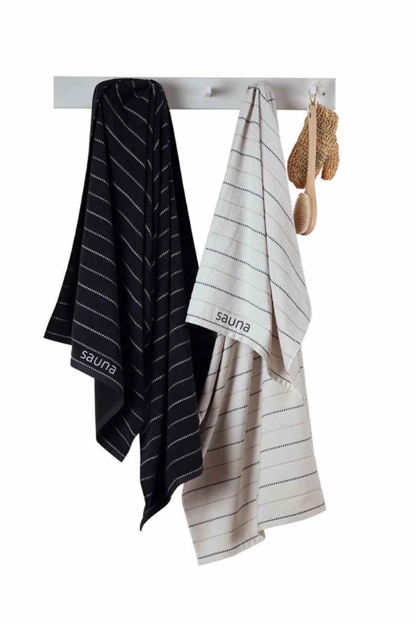 Dormabell Saunatuch Strandtuch Liegetuch Duschtuch 85x200 Streifen schwarz Dormabell Saunatuch Strandtuch Liegetuch Duschtuch 85x200 Streifen schwarz von Dormabell GmbH & Co. KG