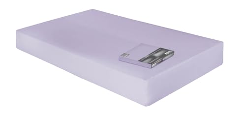 Dormabell Premium Spannbetttuch für bis zu 24cm hohe Matratzen, veredelte Mako-Baumwolle für vollendeten Schlafgenuss, elastisch | Blickdicht | bügelfrei | langlebig, (Flieder | 100x200 cm) von Dormabell