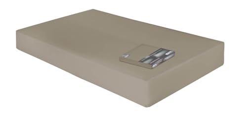 Dormabell Premium Spannbetttuch für bis zu 30cm hohe Matratzen, veredelte Mako-Baumwolle für vollendeten Schlafgenuss, elastisch | Blickdicht | bügelfrei | langlebig, (Capuccino | 150x200 cm) von Dormabell