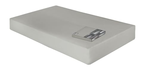 Dormabell Premium Spannbetttuch für bis zu 30cm hohe Matratzen, veredelte Mako-Baumwolle für vollendeten Schlafgenuss, elastisch | Blickdicht | bügelfrei | langlebig, (lichtgrau | 100x200 cm) von Dormabell