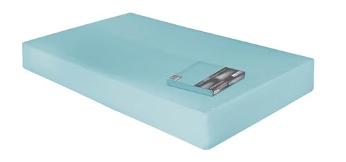 Dormabell Premium Spannbetttuch für bis zu 30cm hohe Matratzen, veredelte Mako-Baumwolle für vollendeten Schlafgenuss, elastisch | Blickdicht | bügelfrei | langlebig, (türkis | 100x200 cm) von Dormabell