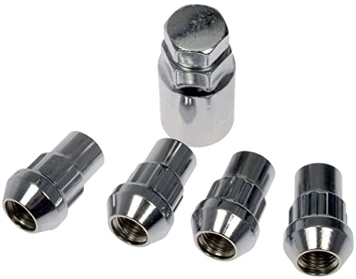 Dorman 4 Stück Radmutternschloss-Set M12-1.50 für ausgewählte Modelle Chrom 712-328 von Dorman