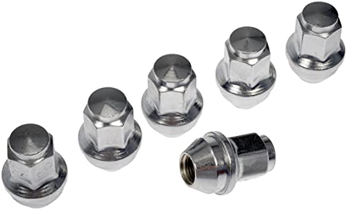 Dorman 6 Stück Radmutter M14-1.50 metrisch - 21 mm Sechskant 44,5 mm Länge für ausgewählte Ford/Lincoln Modelle 611-008CD von Dorman